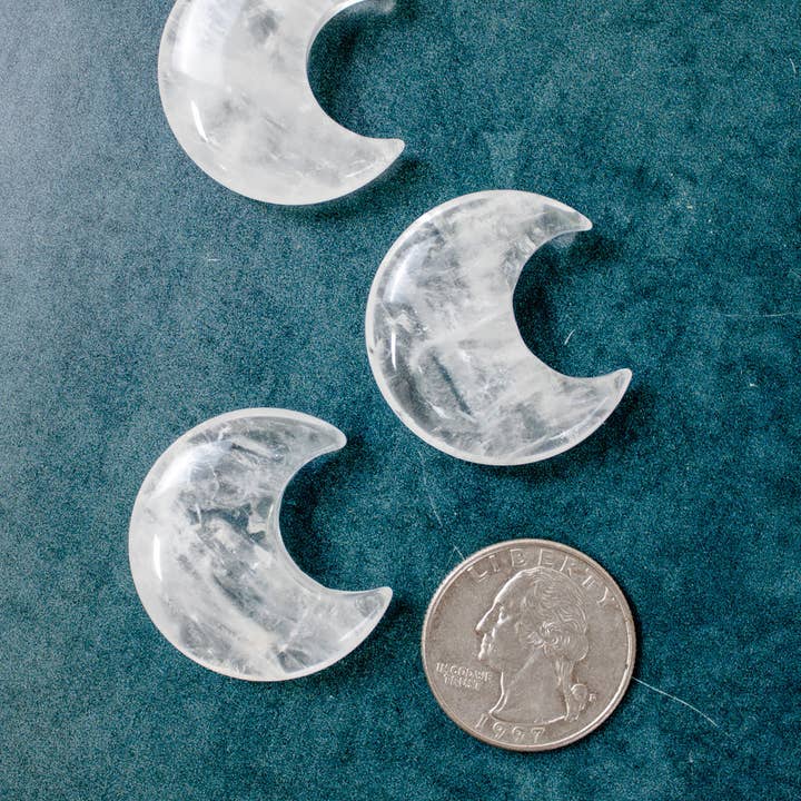 Selene Stone - Wholesale Spiritual Stone/Crystal - Crystal Small Moon5