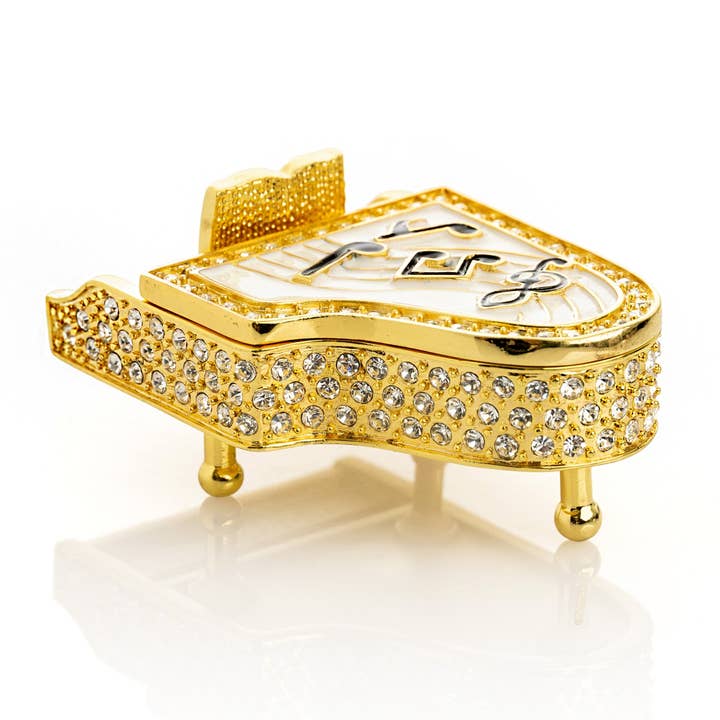 Keren Kopal - Wholesale Jewelry Box/Organizer - Golden White Piano11