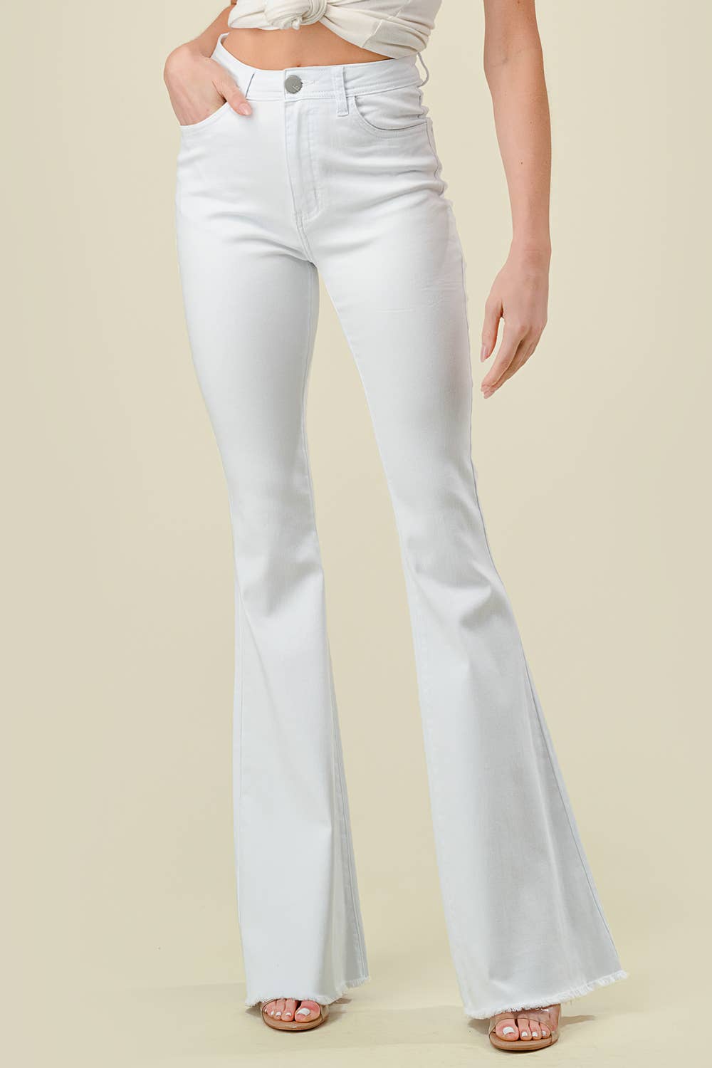 Denim Zone U.S.A. – wholesale Jeans – Women’s – BC-500 HIGH WAISTED SUPER-STRETCH WOMEN'S COLOR FLARE JEANS1