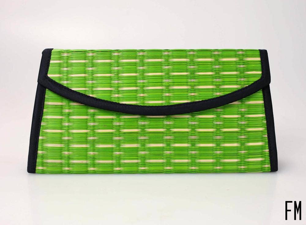 Baskets of Cambodia - Wholesale Clutch Bag - Women's - La Pria Clutch Bag W/ Braided Strap7