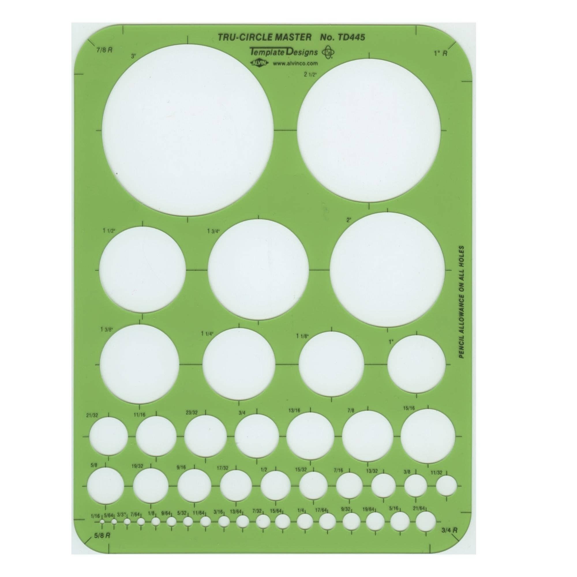 Alvin Drafting – wholesale Craft tool – Circle Master Template TD4452