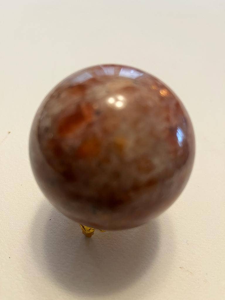 jiomind – Engroshandel Spirituelle sten og krystaller – Sunstone Crystal Sphere | Naturlig håndpoleret Sunstone4
