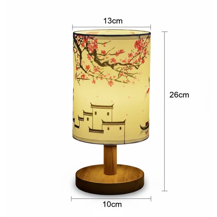 Holiday Farm – Großhandel Akzent-/Schreibtischleuchte – LED-Quadratische Tischlampe – Dimmbare Nachttischlampe1