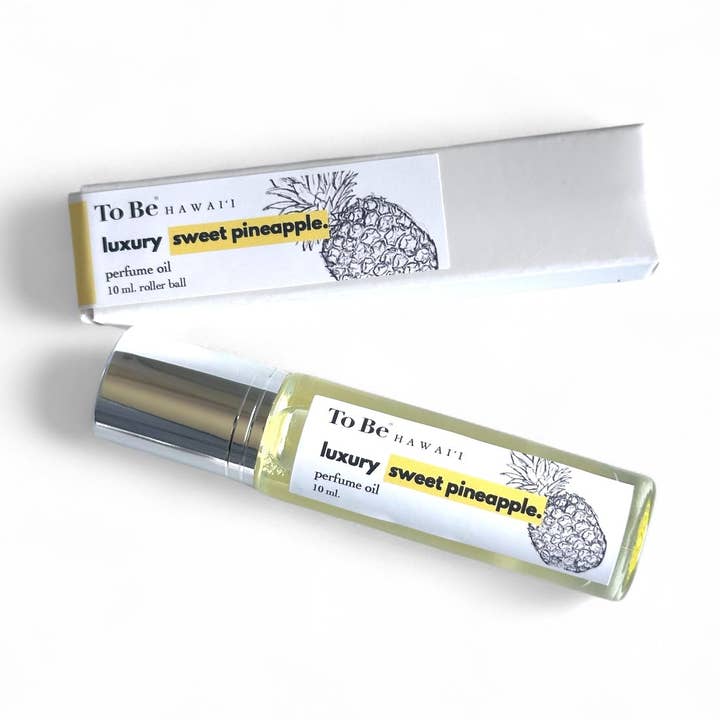Sweet Pineapple Luxury Perfume Roller for wholesale by To Be Hawaii