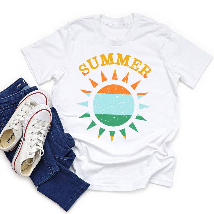 Summer Sun - Camiseta para niños para venta al por mayor de Kids By Kissed Apparel