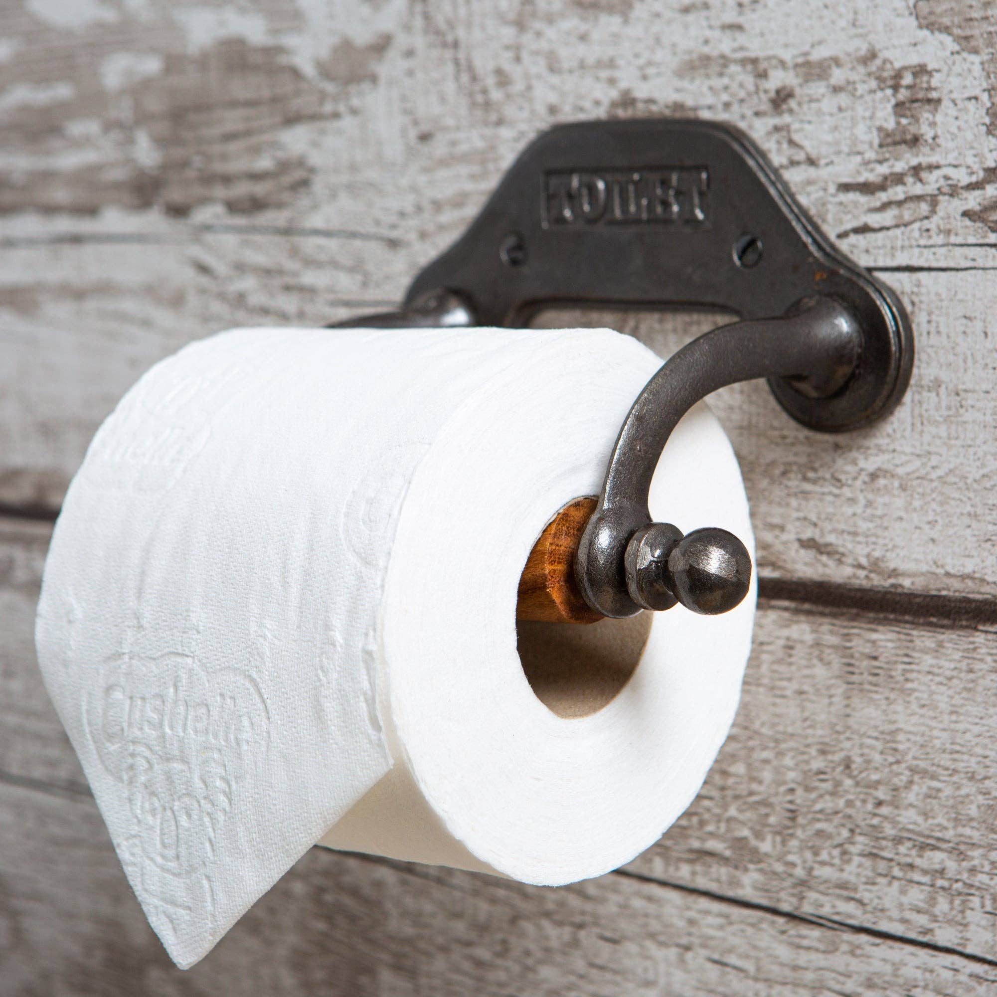 Rinkit Ltd – wholesale Toilet paper holder – Industrial Toilet Roll Holder - W180mm - Raw4