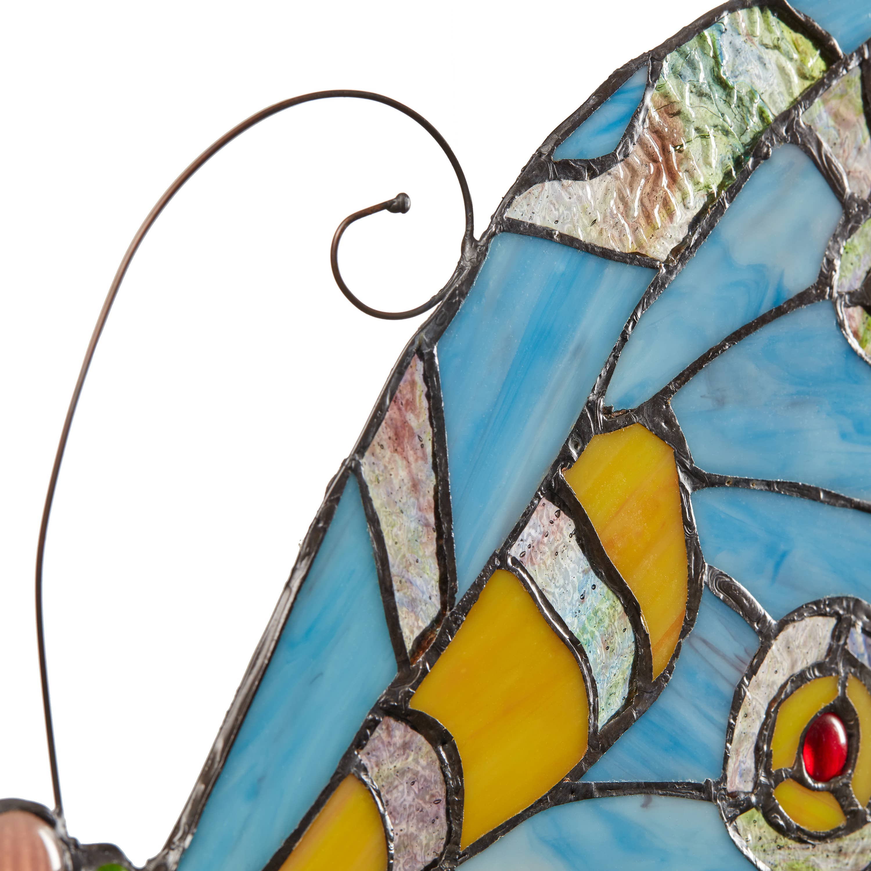 River of Goods - Wholesale Suncatcher - 20.5"H Luisa Blue, Yellow & Green Butterfly Window Panel7