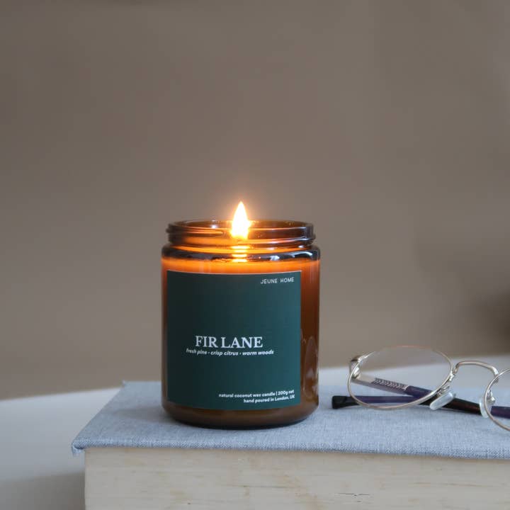 Fir lane- coconut wax candle in amber jar | Christmas and other Purchase wholesale balsam fir tips. Free returns & net 60 terms on Faire trending on Faire.