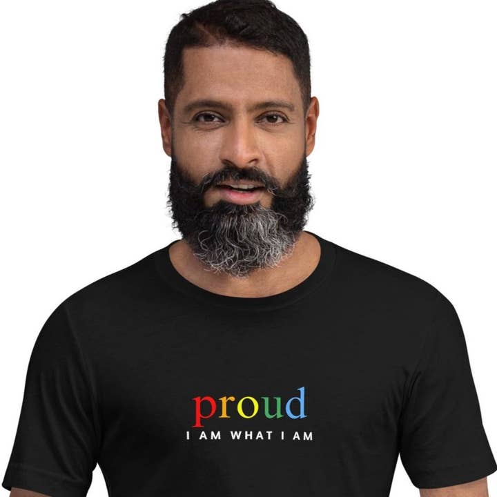 Proud Adult Unisex T-Shirt for wholesale by I Am What I Am Shop