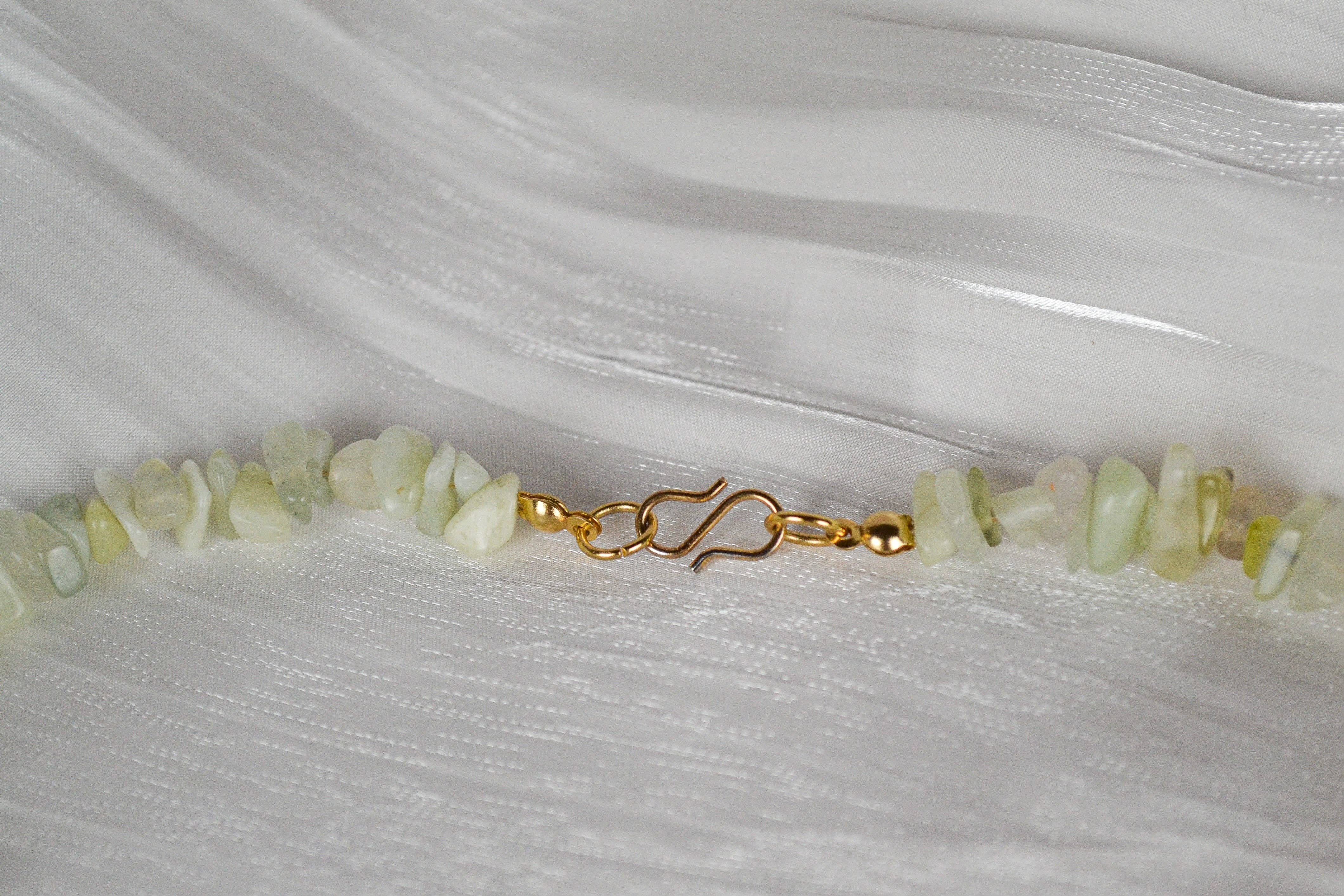 Linati Studio - Wholesale Beaded/Pearl Necklace - Gaia gemstone necklace with serpentine3