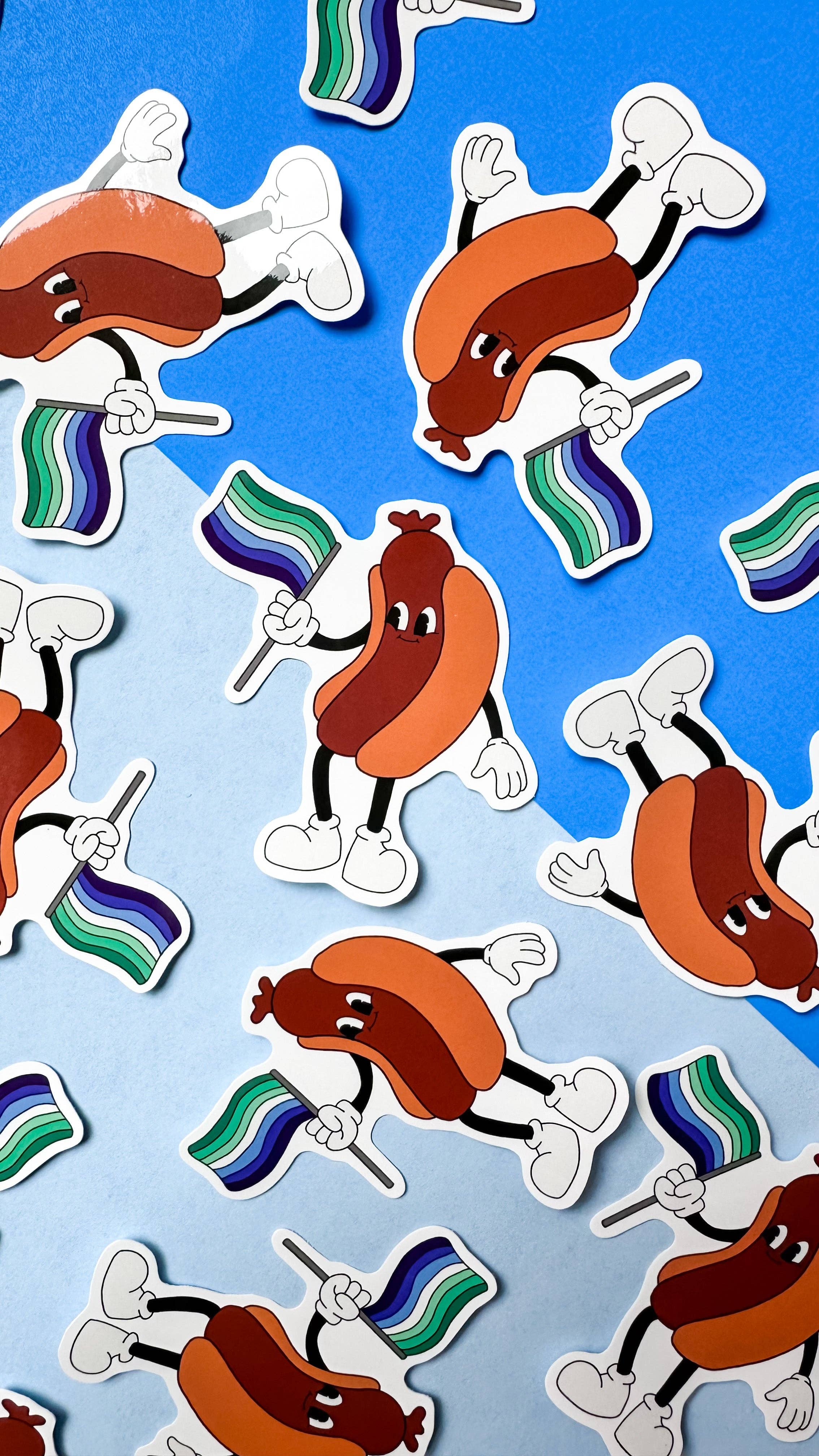 Rainbow Certified - Wholesale Sticker - Grijze MLM-worstenticker0