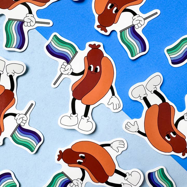 Rainbow Certified - Wholesale Sticker - Grijze MLM-worstenticker