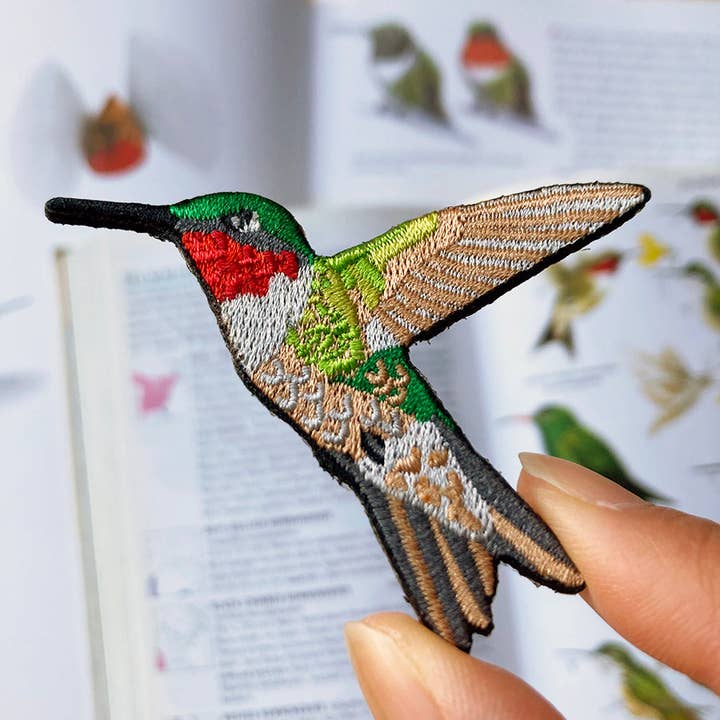 Bird Collective - Wholesale Patch - Ruby-throated Hummingbird Patch