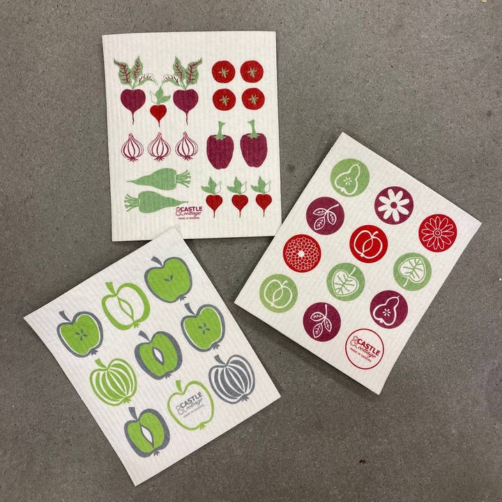 Born in Sweden AB - Wholesale Dishcloth - Dish cloth Veggies2