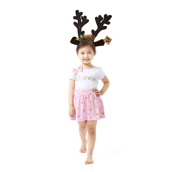 KINREX - Wholesale Fashion Headband - Women's - Reindeer Antler Headband 13.5"
