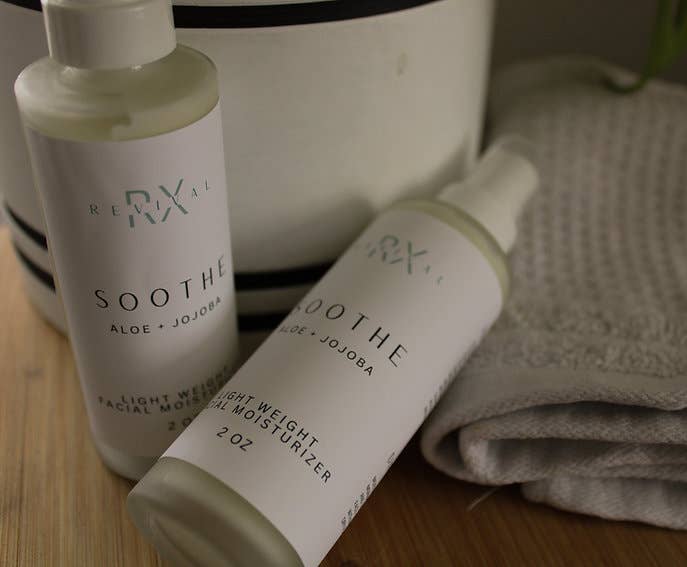 revival rx - Wholesale Facial Moisturizer - SOOTHE: aloe + jojoba facial lotion1