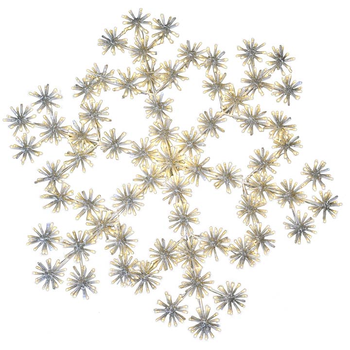 36" LED Metal Framed Cluster Light Snowflake-WW/CW Twinkle for wholesale by Holiday Bright Lights