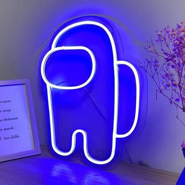 Dukke neonskilt for engroshandel hos Aoos Custom