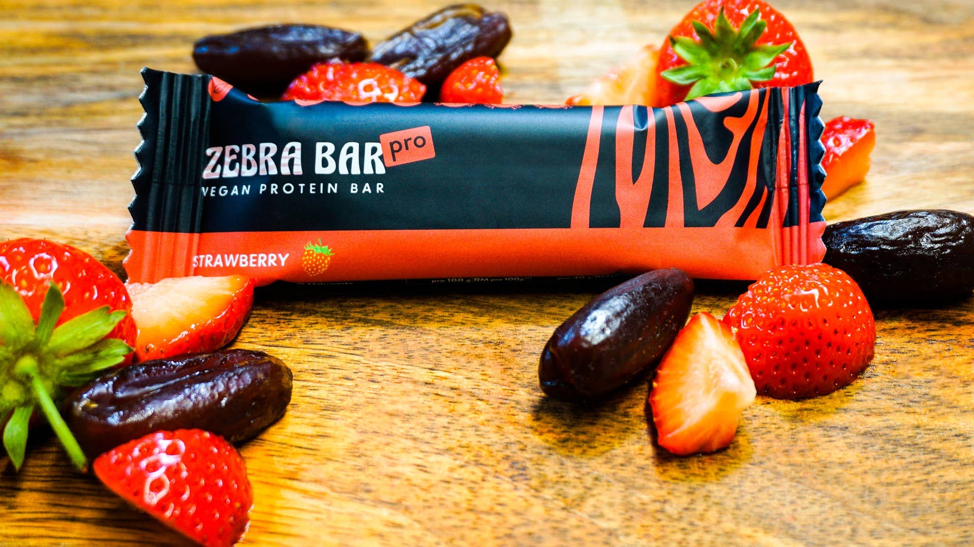 REMOVED BRAND - Vendita all'ingrosso Barrette - Vassoio fragola Zebra Bar (15 barrette)2