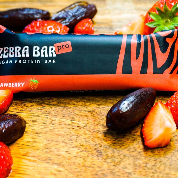 REMOVED BRAND - Vendita all'ingrosso Barrette - Vassoio fragola Zebra Bar (15 barrette)2