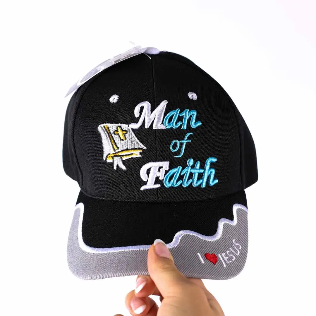 Swanson Christian Products - Vente Casquette de baseball – unisexe - Chapeau - Noir - Man Of Faith3