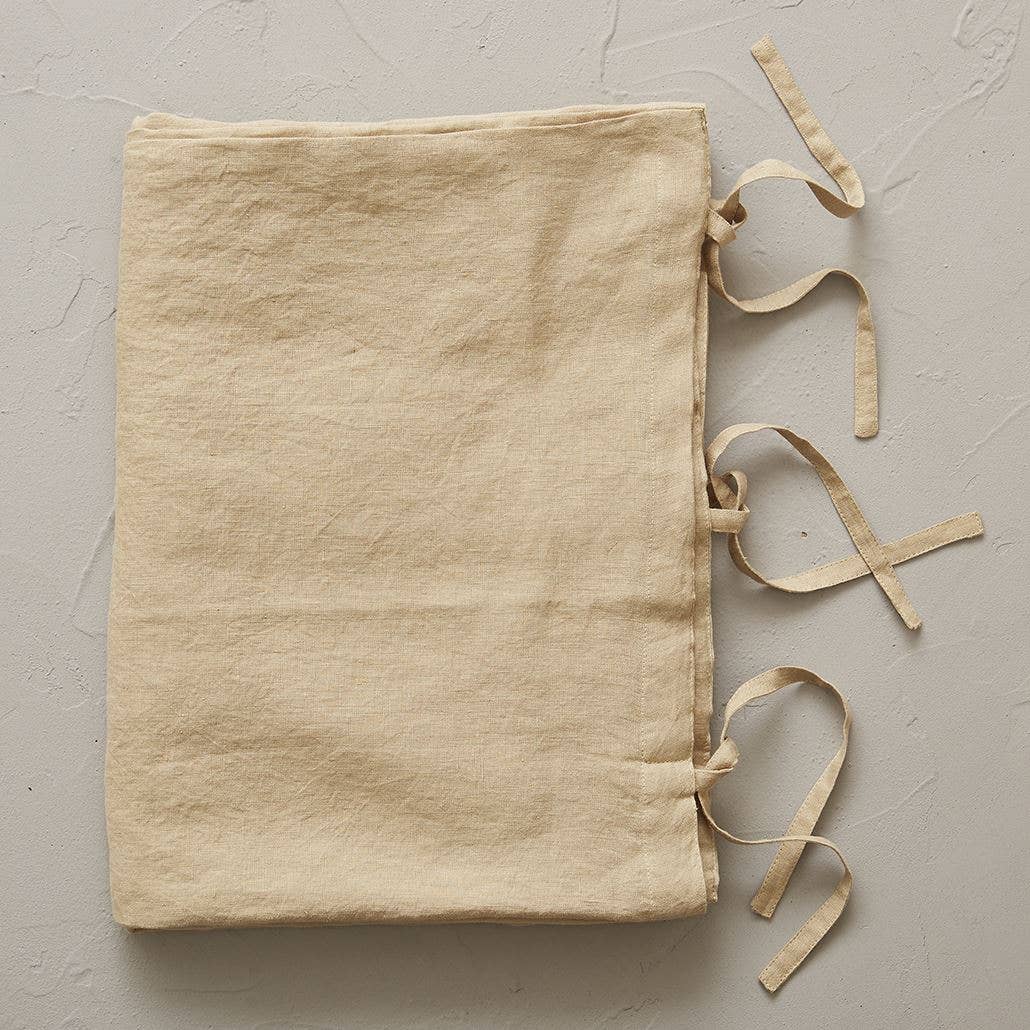 Sylvie Thiriez - Wholesale Duvet Cover - Beige malt stone washed linen duvet cover0