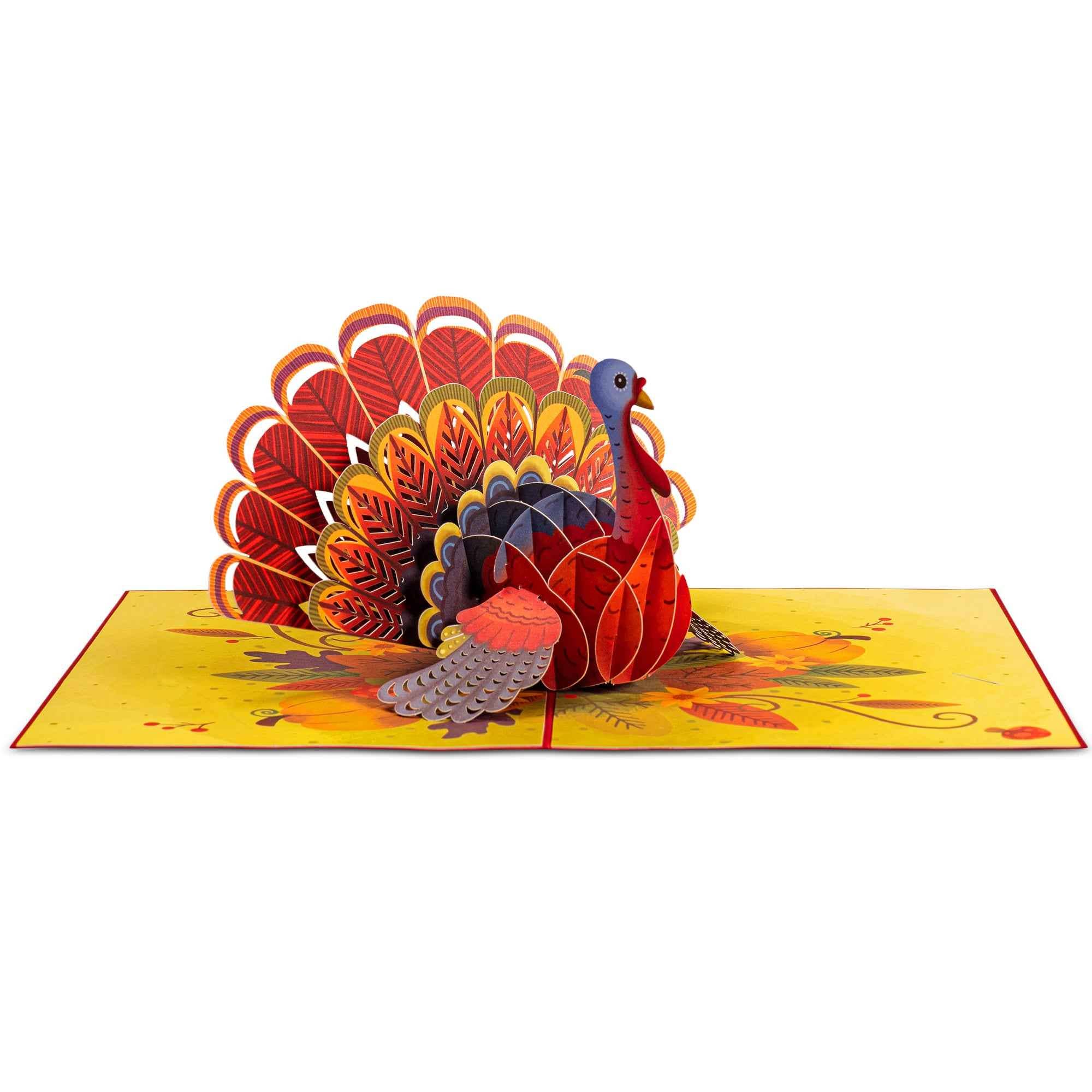 Paper Love - Wholesale Everyday Greeting Card - Thanksgiving Turkey Pop Up Card4