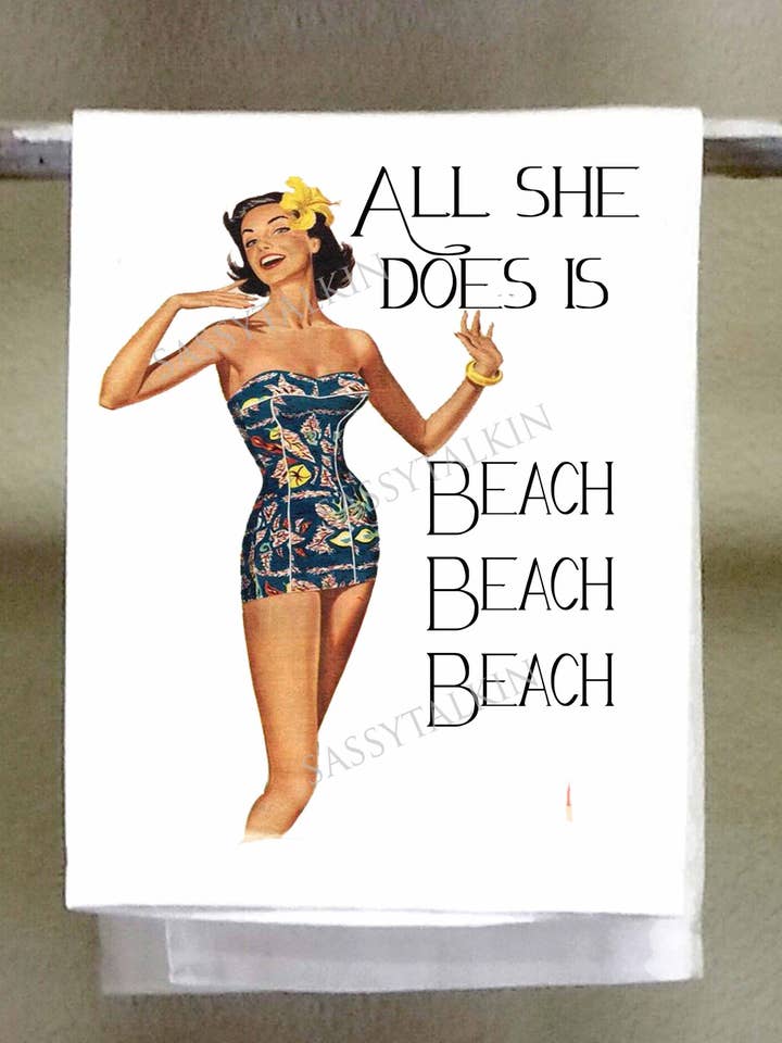 Sassy Girl, Tutto quello che fa è Beach Beach Beach per la vendita all'ingrosso da parte di Sassy Talkin