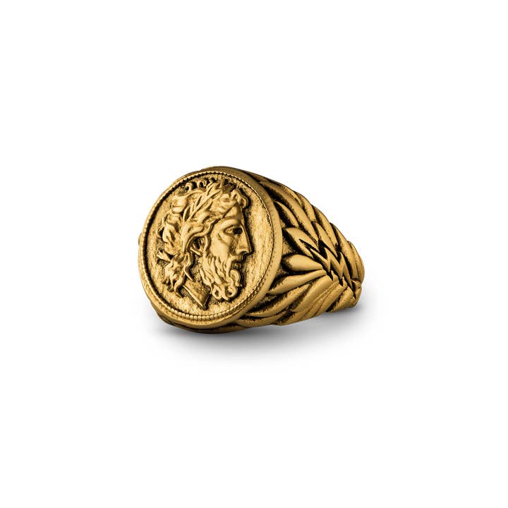 Zeus Ring - Ancient Gold for wholesale by Marcozo