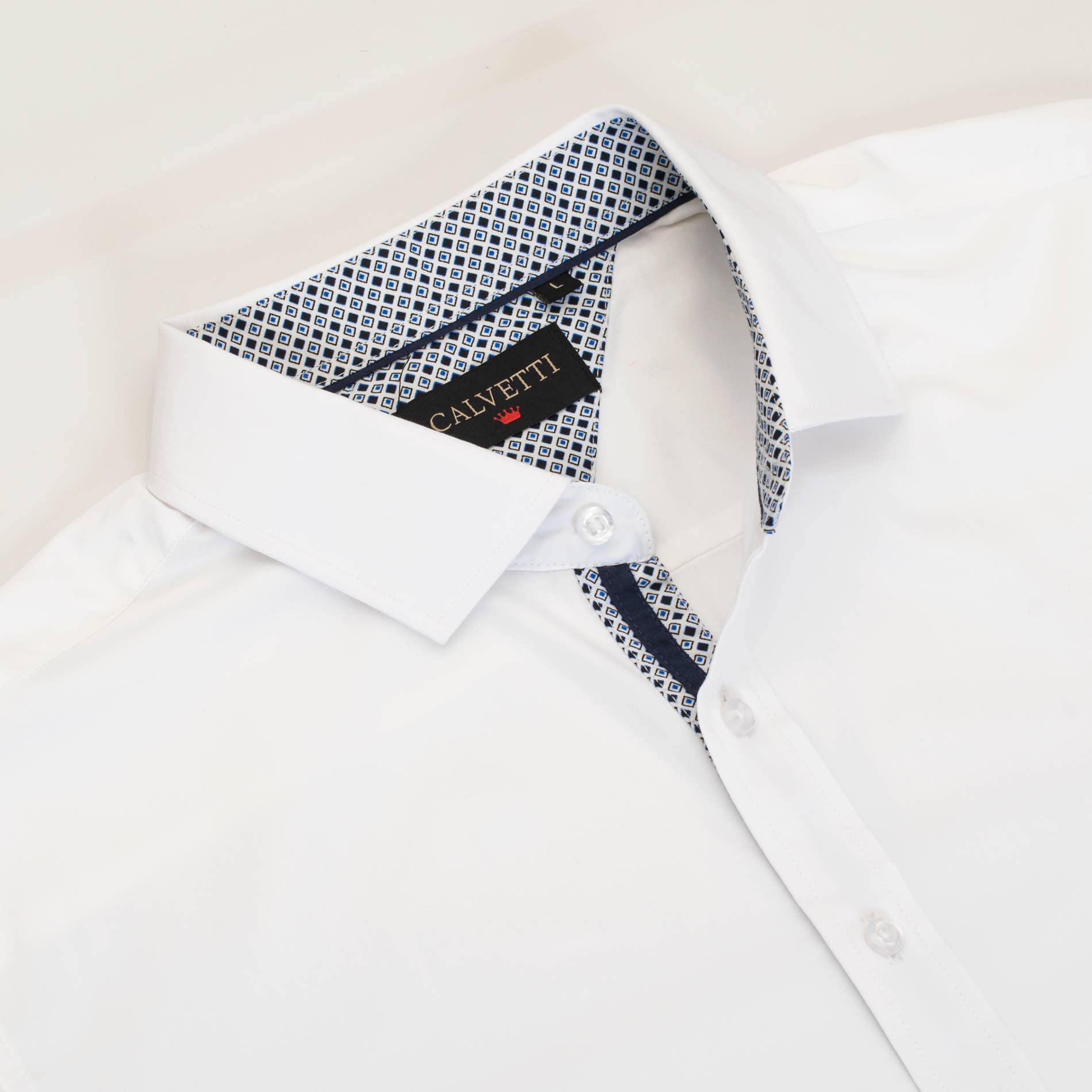 Rodeo Clothing - Wholesale Button Down Shirt - Men's - Mens Dress Shirts Wrinkle Free Regular Long Sleeve Shirts - WHITE4