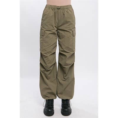 Apolline - Wholesale Pants - Women's - Loose Fit Parachute Cargo Pants7