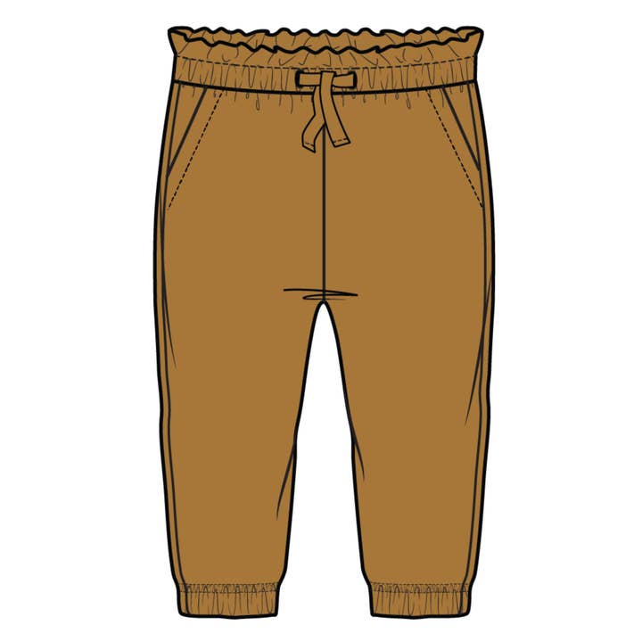 Joggers de forro polar para bebé niña de Miles Basics en Dijon para venta al por mayor de Miles the Label