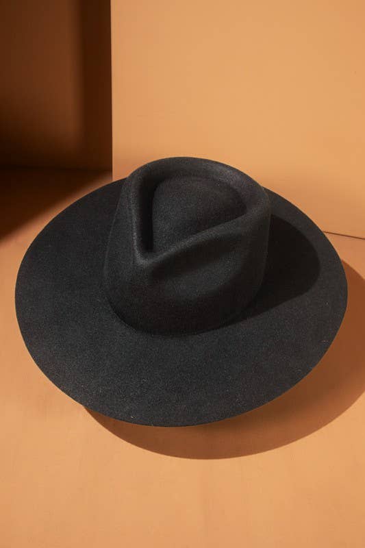 Urbanista - Vendita all'ingrosso Fedora - Donna - Cappello Panama a tesa rigida in lana australiana 100% con corona a goccia larga18