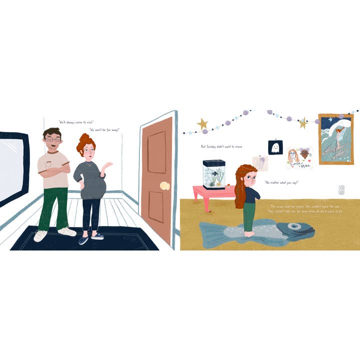 Red Wheel/Weiser LLC - Wholesale Preschool Book (3-5) - Sunday The Sea Witch - Hardcover Childrens Book4