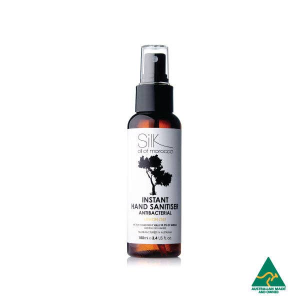 Antibacterial Spray Hand Sanitiser - Lemon Zest for wholesale by Silk oil of Morocco