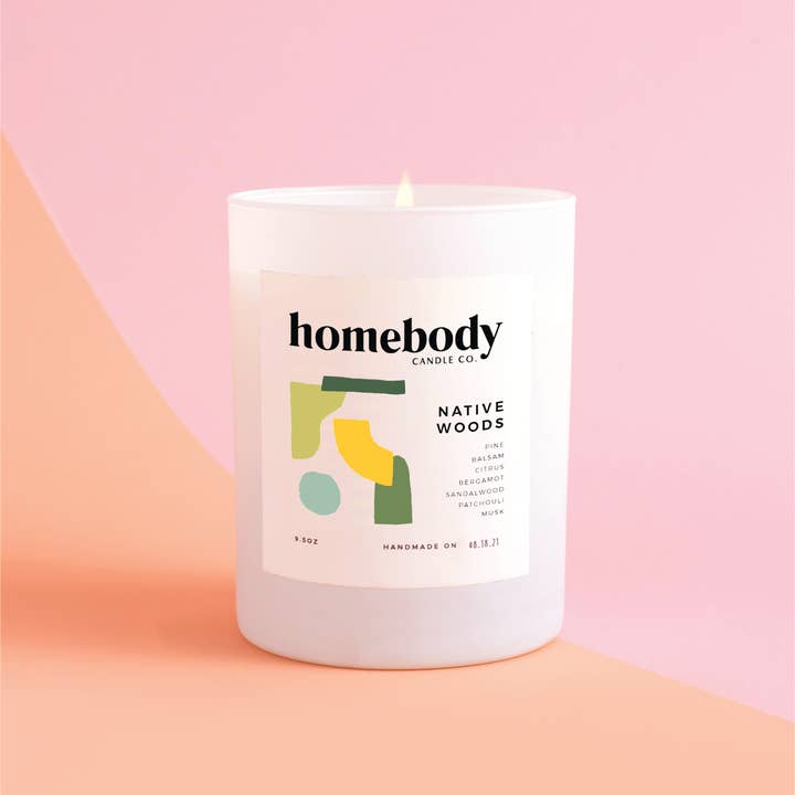 Homebody Candle Co. – wholesale Burkljus – Native Woods • bränna + blom ljus