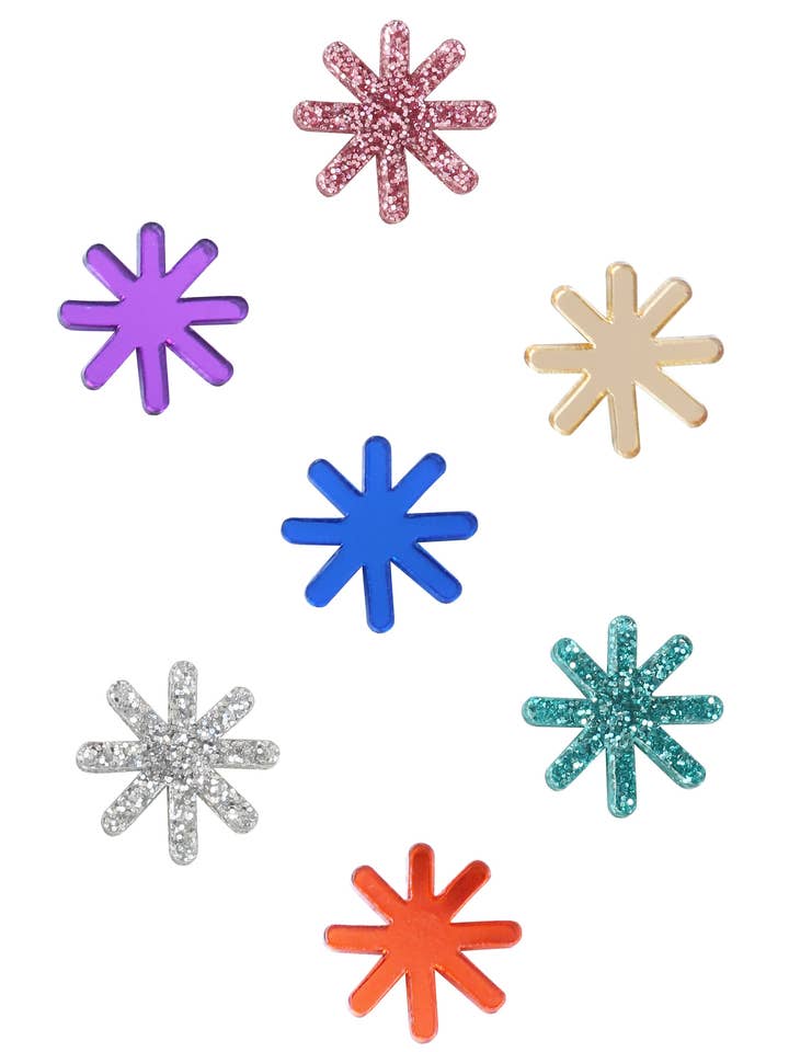 Mini Akryl Stjerneskud Ørestikker for engroshandel hos Kam Creates