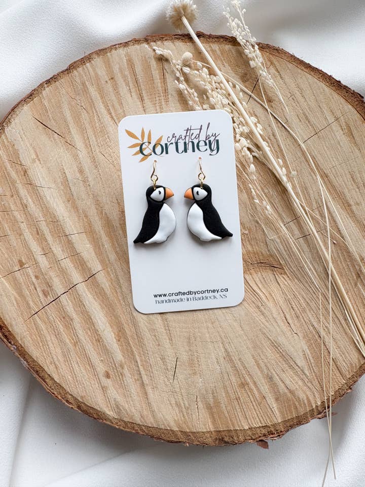 Puffin dangle for wholesale by Crafted by Cortney