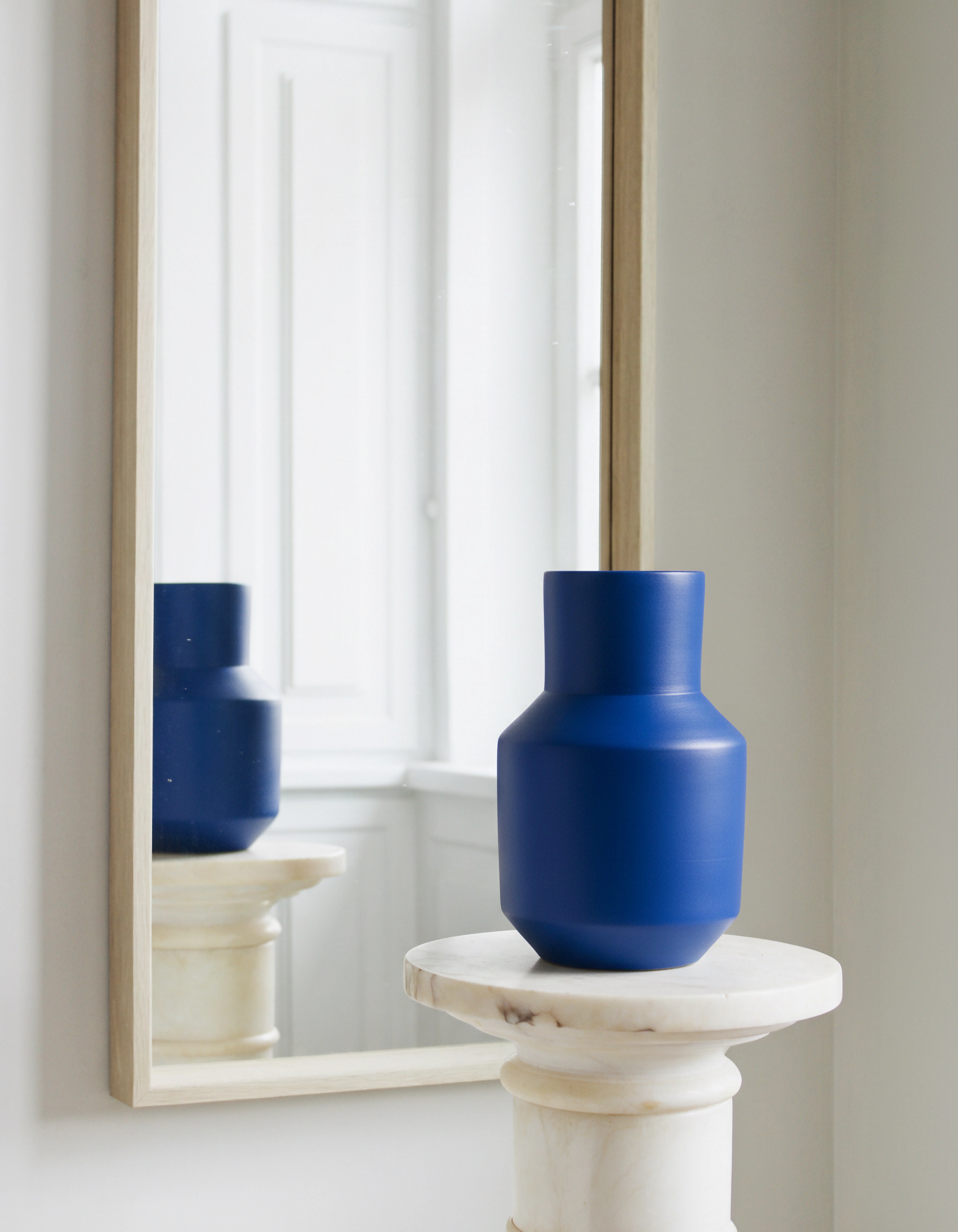 Sado Vase - Cobalt Blue - Ceramic - Handmade - New for wholesale on Faire0