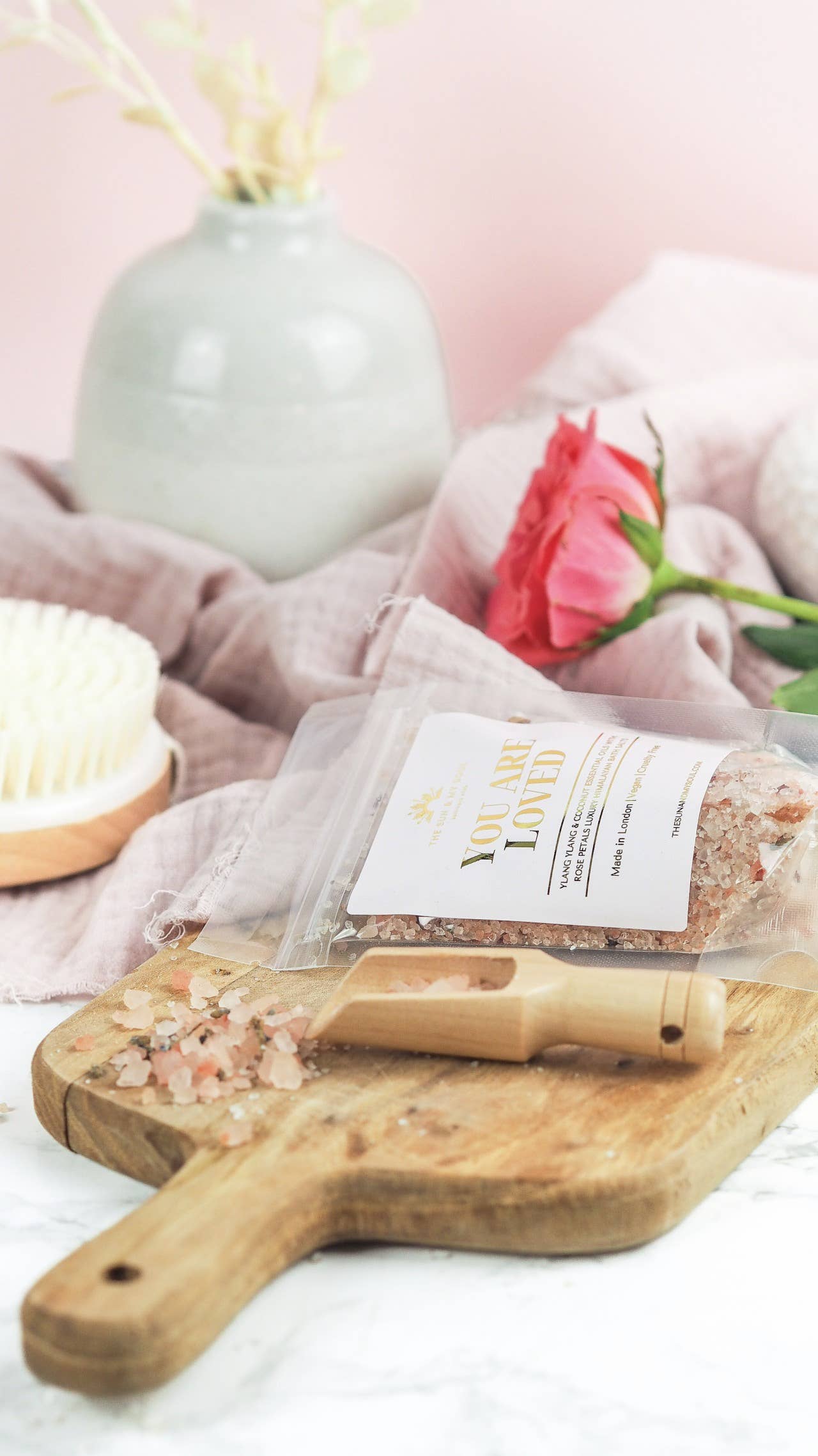 The Sun & My Soul Bath Bomb Soak Wellness Gifts - Venta al por mayor Sales de baño - Amor Rosa Sales de Baño de Lujo Himalaya Regalo⎜Aromaterapia2