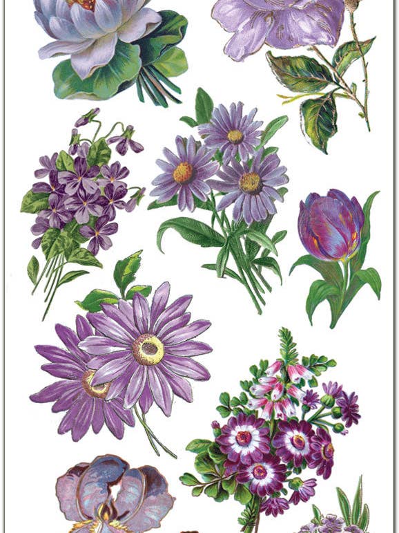 C62 Lila Gartenaufkleber für den Großhandel von Violette Stickers