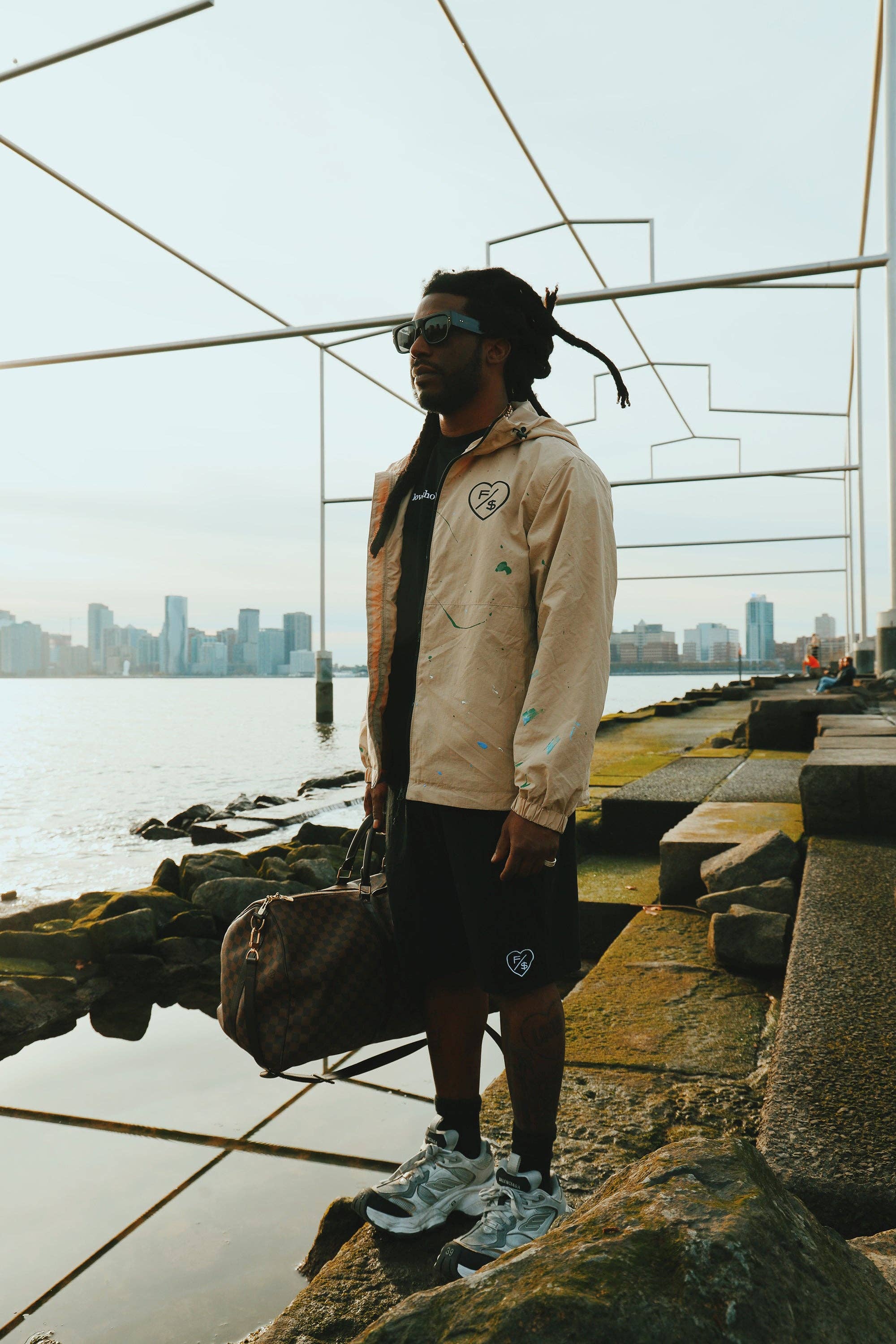 Black Love Who Loves You (Black - Shorts) for wholesale on Faire9