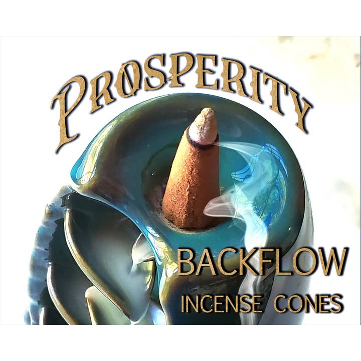 Cônes d'encens de prospérité en retour pour la vente par Hazel Fern Scents