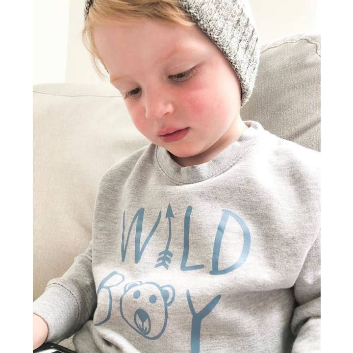 Pull Wild Boy pour la vente par Willow & Fleur UK