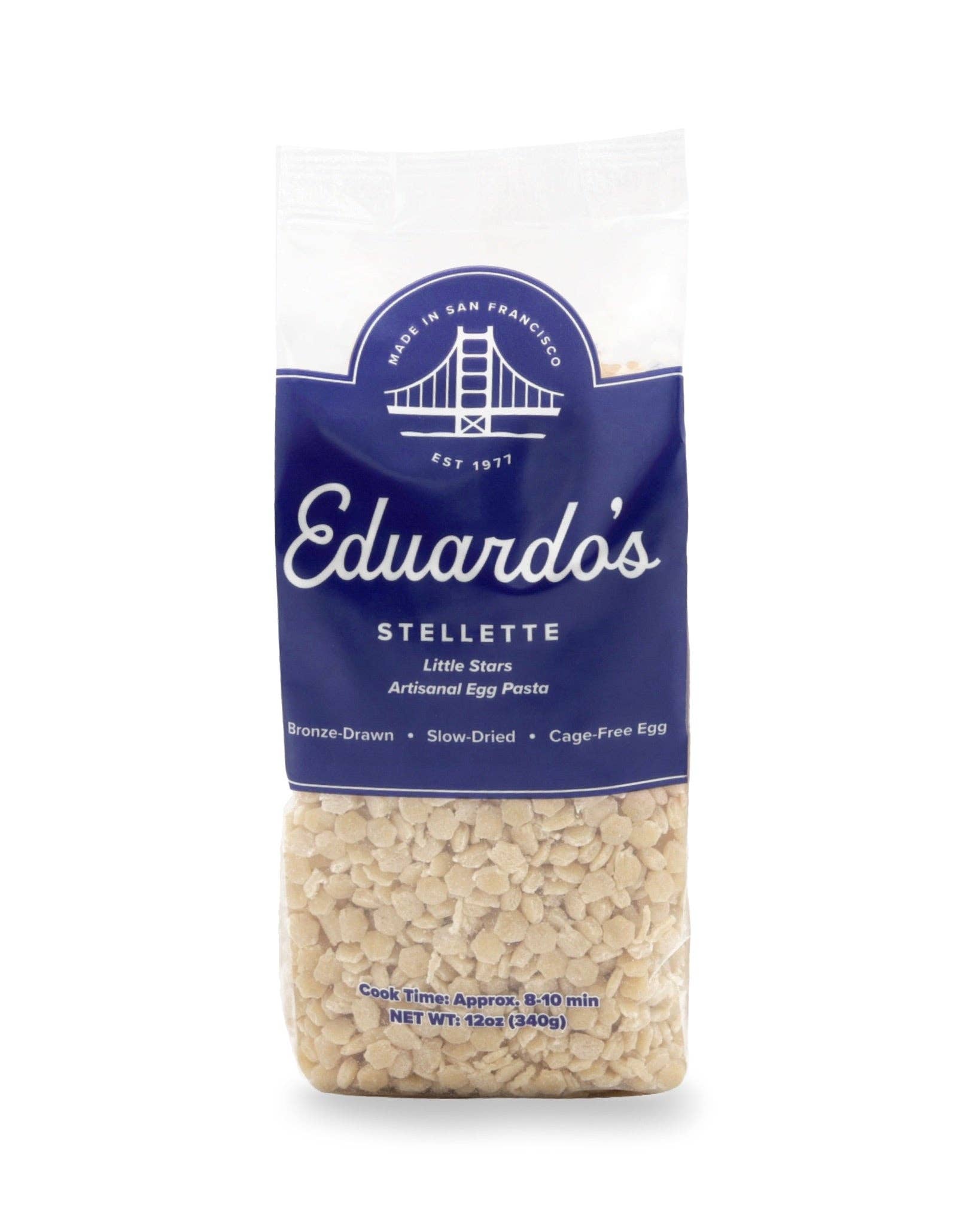 Eduardo's Pasta - Wholesale Pasta - Stellette (Little Stars) - Artisanal Egg Pasta (12oz)