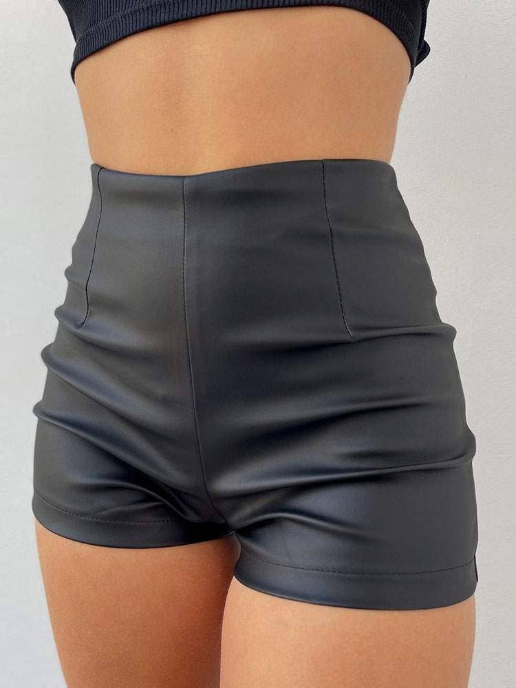 BLACK shorts for woman polyester classic for wholesale on Faire1