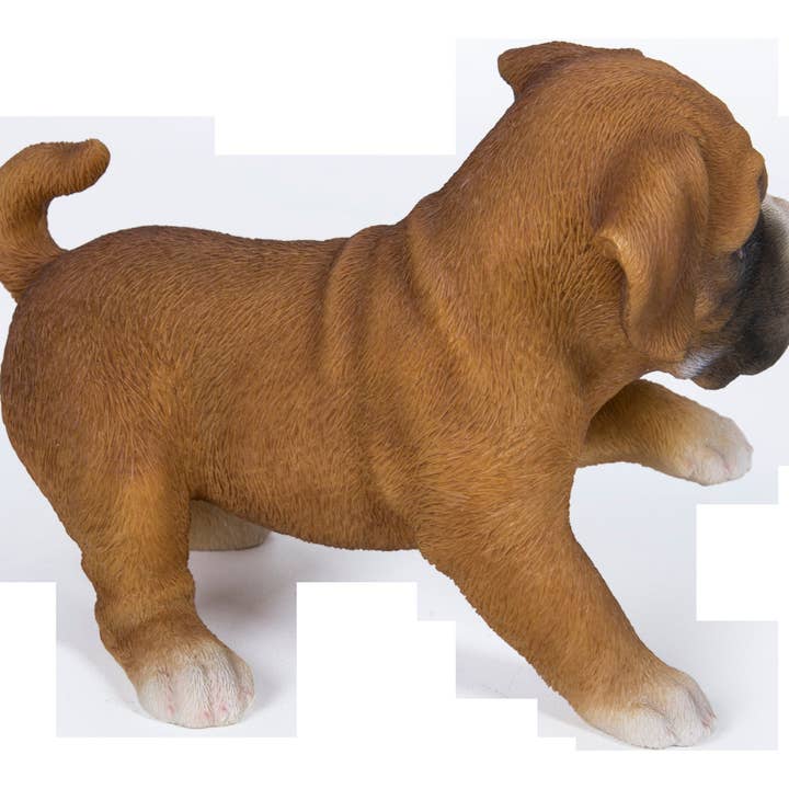 Hi-Line Gift Ltd. - Vente Figurine décorative - Statue jouant à un chiot Boxer