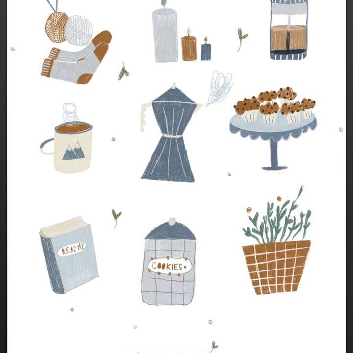 Project Nord – Engroshandel Plakat – Hygge - Plakat