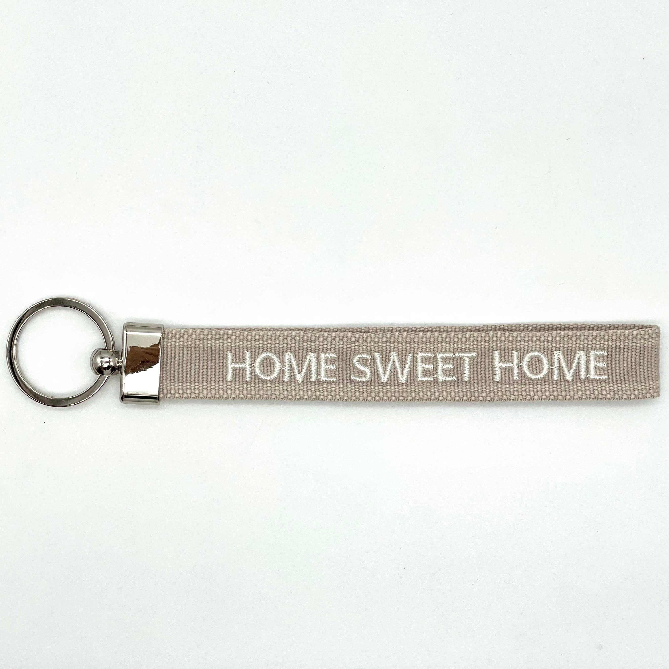 Parsley & Pepper - Wholesale Keychain - Unisex - HOME SWEET HOME Woven Embroidered Keychain 2