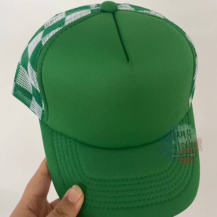 Texas Transfers - Wholesale Trucker Hat - Women's - Checker Trucker Hat (Multiple Options)